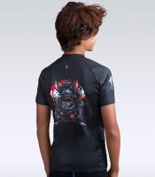 GROUND GAME Rashguard MMA Dziecięcy Samurai 2.0 Krótki Rękaw