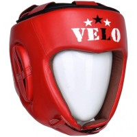 VELO Kask Bokserski Turniejowy AIBA / IBA Czerwony