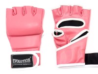 EVOLUTION Rękawice MMA Różowe