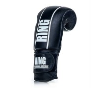 RING SPORT Rękawice Bokserskie COMPETITION Czarne