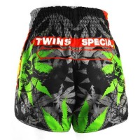 TWINS SPECIAL Spodenki Muay Thai GRASS Limited Edition