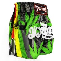 TWINS SPECIAL Spodenki Muay Thai GRASS Limited Edition