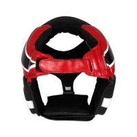 MASTERS Kask Bokserski Sparingowy KSS-TECH Czarno-Czerwony