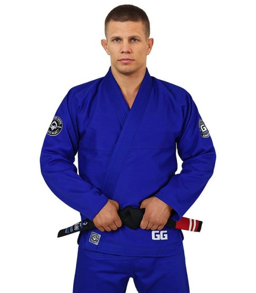 GROUND GAME Kimono do BJJ Gamer Niebieskie (450g)