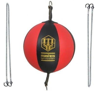 MASTERS Piłka Refleksowa SPT-10 Czarno-Czerwona