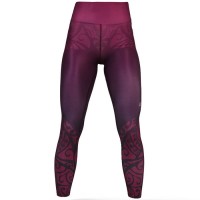 GROUND GAME Legginsy Damskie Mandala Fioletowe