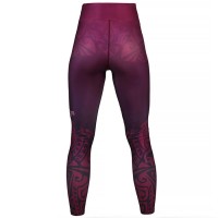 GROUND GAME Legginsy Damskie Mandala Fioletowe