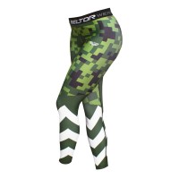 BELTOR Legginsy Damskie Pixel Moro