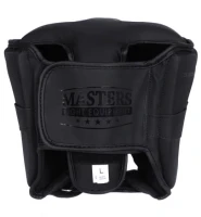 MASTERS Kask Bokserski Sparingowy KTOP-MATT-BLACK