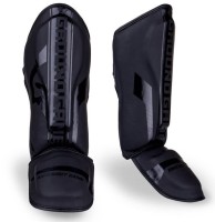 GROUND GAME Ochraniacze Piszczeli i Stopy Grube STRIPE BLACK