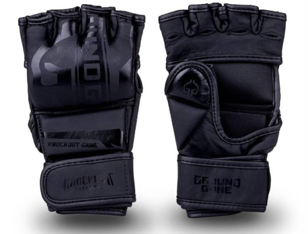 GROUND GAME Rękawice MMA STRIPE BLACK