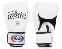 FAIRTEX Rękawice Bokserskie BGV1-B Białe z Siateczką