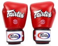 FAIRTEX Rękawice Bokserskie BGV1-B Czerwone z Siateczką