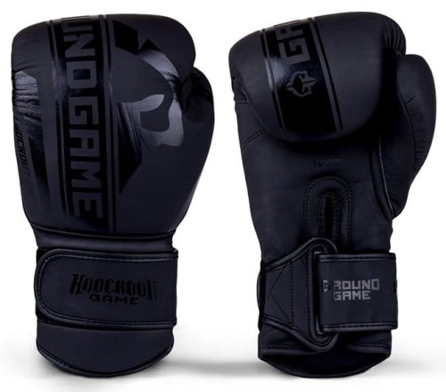 GROUND GAME Rękawice Bokserskie STRIPE BLACK
