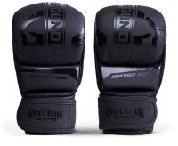 GROUND GAME Rękawice MMA / Krav Maga Sparingowe STRIPE BLACK