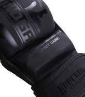 GROUND GAME Rękawice MMA / Krav Maga Sparingowe STRIPE BLACK