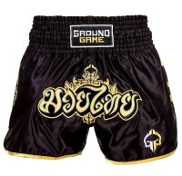 GROUND GAME Spodenki Muay Thai GOLD