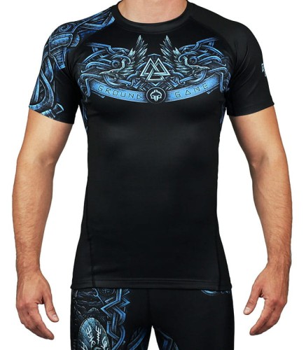 GROUND GAME Rashguard MMA Viking Krótki Rękaw
