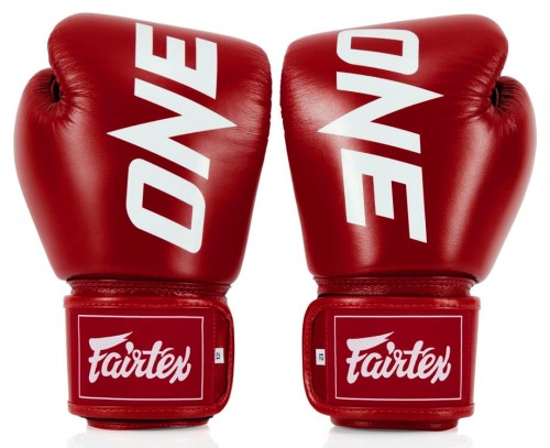 FAIRTEX x ONE CHAMPIONSHIP Rękawice Bokserskie BGV1 Czerwone
