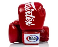 FAIRTEX Rękawice Bokserskie BGV19 Tight-Fit Czerwone