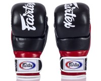 FAIRTEX Rękawice MMA / Krav Maga Sparingowe FGV18 Czarno-Czerwone