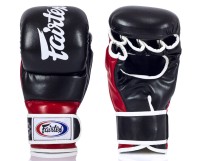 FAIRTEX Rękawice MMA / Krav Maga Sparingowe FGV18 Czarno-Czerwone