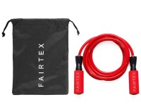 FAIRTEX Skakanka z Linką z Tworzywa na Łożyskach R3 Czerwona
