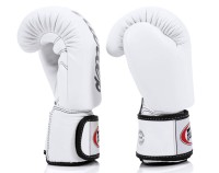 FAIRTEX Rękawice Bokserskie BGV19 Tight-Fit Białe