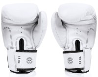 FAIRTEX Rękawice Bokserskie BGV19 Tight-Fit Białe