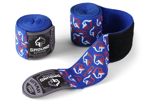 Owijki GROUND GAME Bandaże Bokserskie Logo 4m (elastyczne)