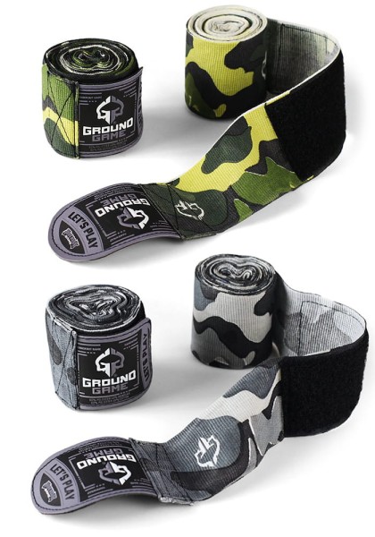 Owijki GROUND GAME Bandaże Bokserskie Moro 4m (elastyczne)