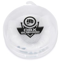 BUSHIDO Ochraniacz na Zęby Pojedynczy z Wzorem Kłów Biało-Czarny