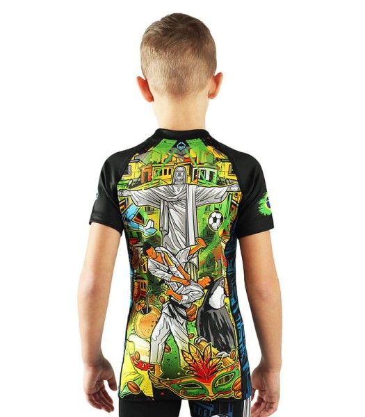 GROUND GAME Rashguard MMA Dziecięcy Brasil
