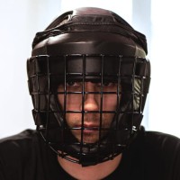 DANIKEN Kask Karate / Krav Maga z Kratą Metalową Czarny