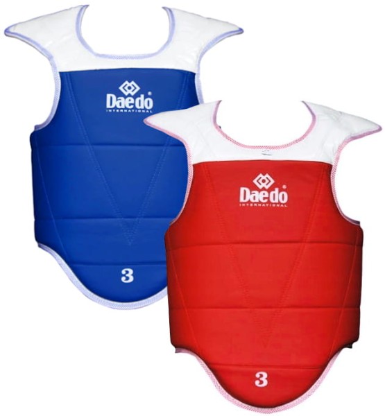 DAEDO Hogo Ochraniacz Tułowia do Karate / Taekwondo Dwustronny