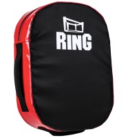 RING SPORT Tarcza do Uderzeń i Kopnięć Okrągła typu Walizka Czarno-Czerwona