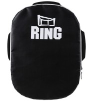 RING SPORT Tarcza do Uderzeń i Kopnięć Okrągła typu Walizka Czarno-Biała