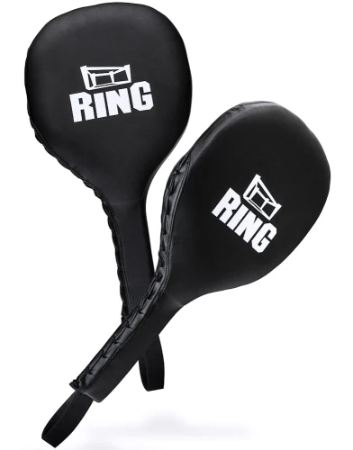 RING SPORT Packi Bokserskie do Treningu Uderzeń Czarne (2 szt.)