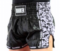 DANIKEN Spodenki do Kickboxingu / Muay Thai SPECIAL CAMO Szare