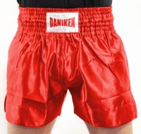 DANIKEN Spodenki do Kickboxingu / Muay Thai BASIC Czerwone