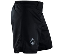 GROUND GAME Spodenki MMA Athletic Black Shiny