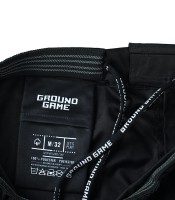 GROUND GAME Spodenki MMA Athletic Black Shiny