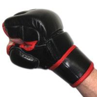 TOP FIGHTER Rękawice MMA Czarne