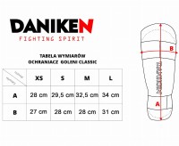 DANIKEN Ochraniacze Piszczeli CLASSIC Białe do Taekwondo WT / WTF