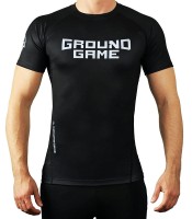 GROUND GAME Rashguard MMA IBJJF Czarny