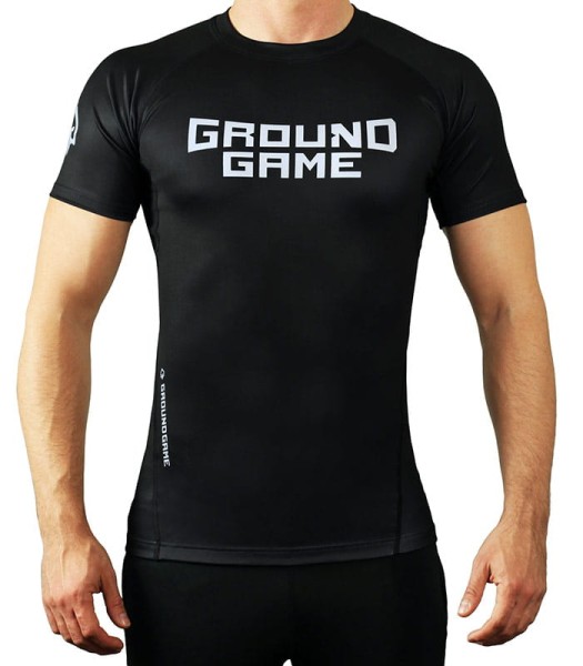 GROUND GAME Rashguard MMA IBJJF Czarny