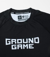 GROUND GAME Rashguard MMA IBJJF Czarny