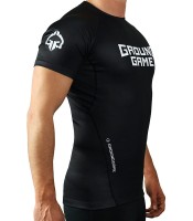 GROUND GAME Rashguard MMA IBJJF Czarny