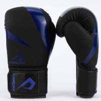 OVERLORD Rękawice Bokserskie RIVEN Czarno-Niebieskie