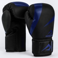 OVERLORD Rękawice Bokserskie RIVEN Czarno-Niebieskie